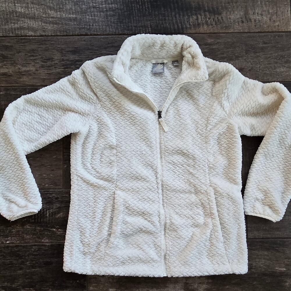 Free2B By Free Country Cozy Cream Teddy Jacket Medium